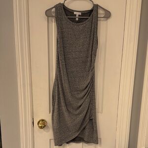 Leith Charcoal Asymmetrical Dress